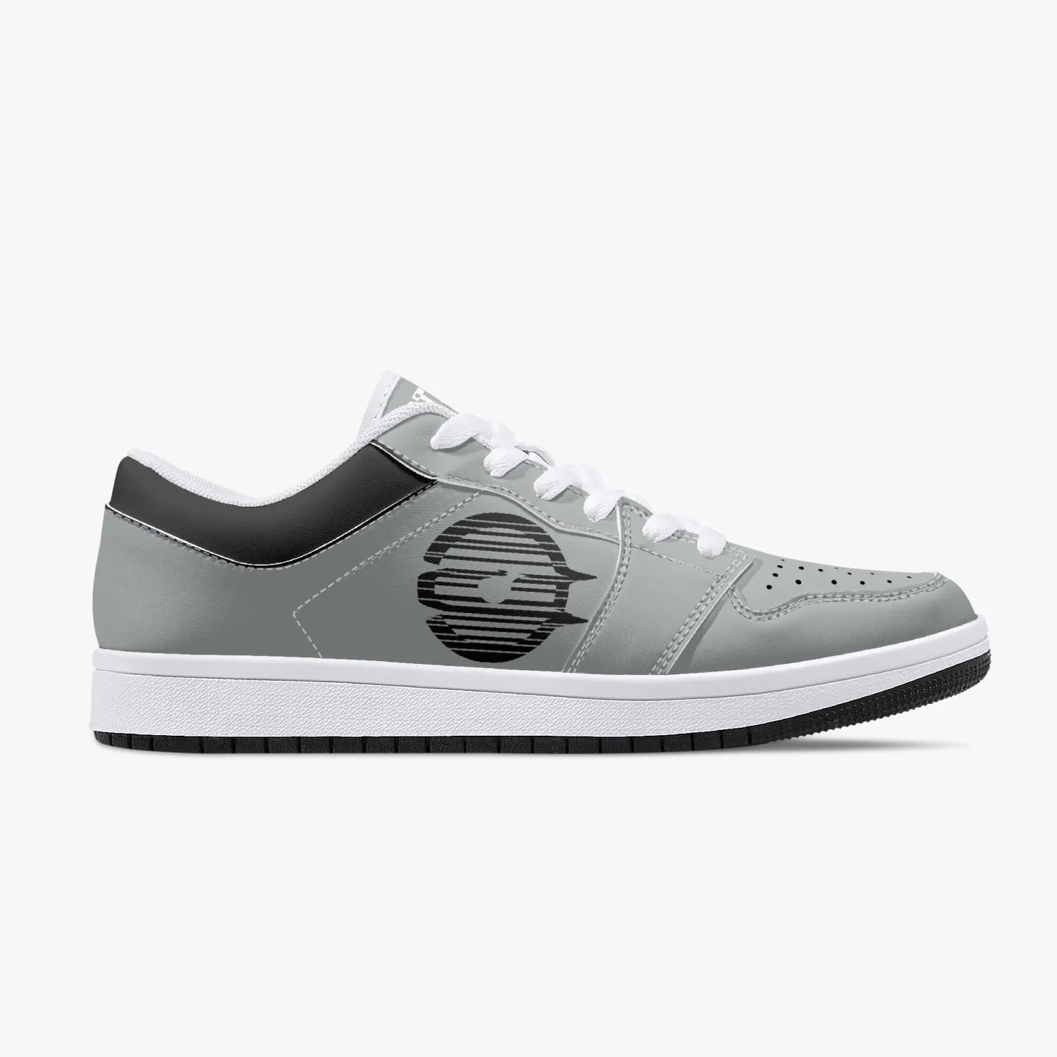 174. Low-Top Leather Sneakers - White/Black