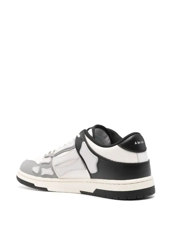 AMIRI - Men Two-Tone Skel Top Low Sneakers