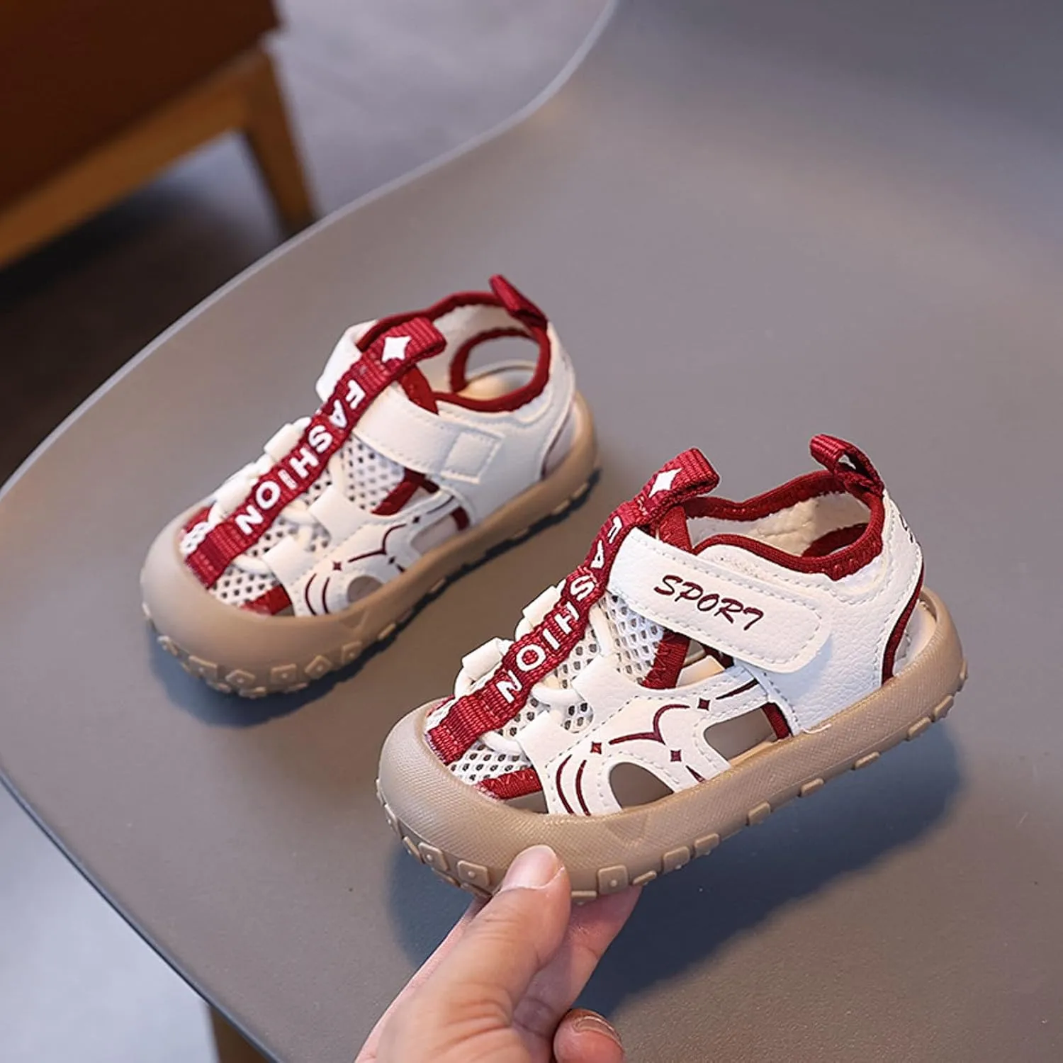 Boys Girls Running Shoes Toddler Big Kids Shoes Boys Girls Breathable Sneakers Athletic Running Casual White Sports