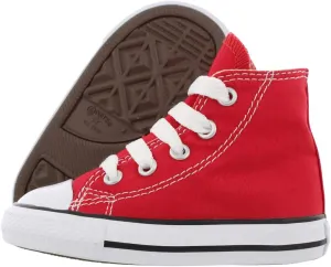 Converse All Star CT Infants Baby Toddlers Canvas Red/White 7j232 (3 M US)