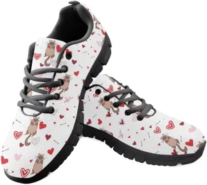 Pinupub Mens Casual Non Slip Sneakers Breathable Lightweight Low Top Lace-Up Sports Shoes