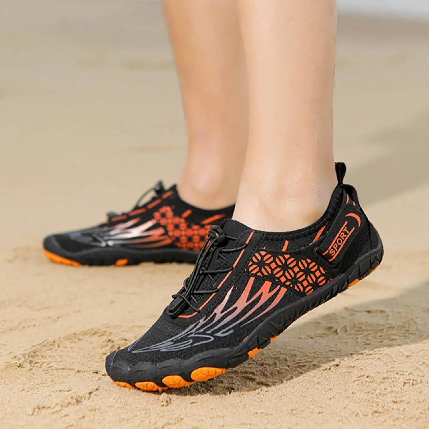 Slip on Walking Shoes Women Dressy Knitted Non Slip Vintage Wide Running Shoes Breathable Gym Workout Shoes Ladies 2024 Fashion Sneakers