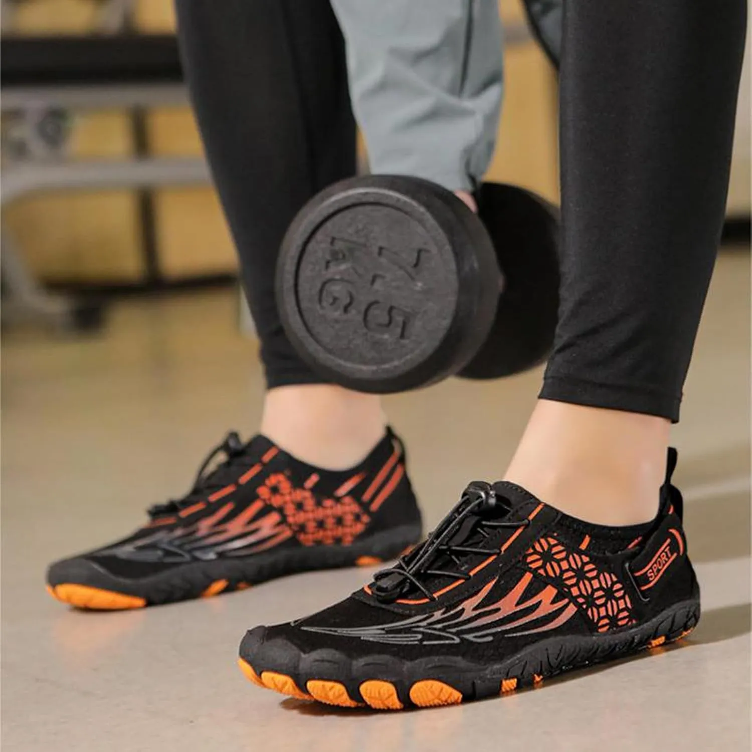 Slip on Walking Shoes Women Dressy Knitted Non Slip Vintage Wide Running Shoes Breathable Gym Workout Shoes Ladies 2024 Fashion Sneakers