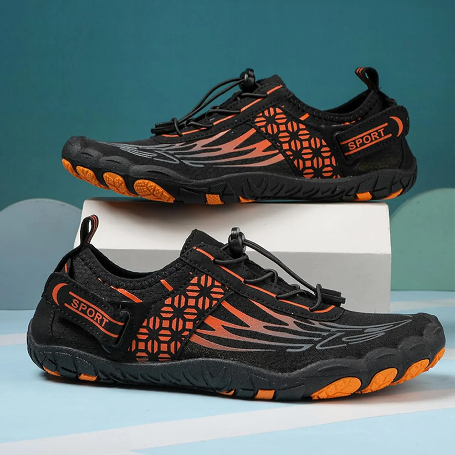 Slip on Walking Shoes Women Dressy Knitted Non Slip Vintage Wide Running Shoes Breathable Gym Workout Shoes Ladies 2024 Fashion Sneakers