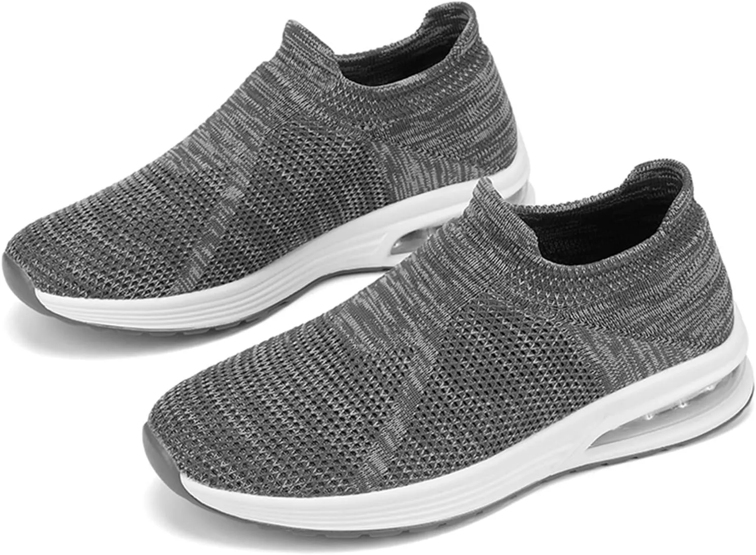 Tennis Shoes Men Barefoot Shoes Men Men's Hands Free Slip On Sneaker Lightweight Breathable Walking Gym Tennis Athletic Footwear Slip on Sneakers