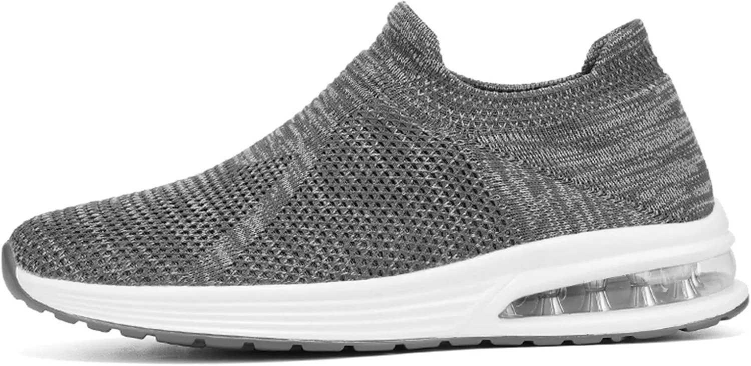 Tennis Shoes Men Barefoot Shoes Men Men's Hands Free Slip On Sneaker Lightweight Breathable Walking Gym Tennis Athletic Footwear Slip on Sneakers