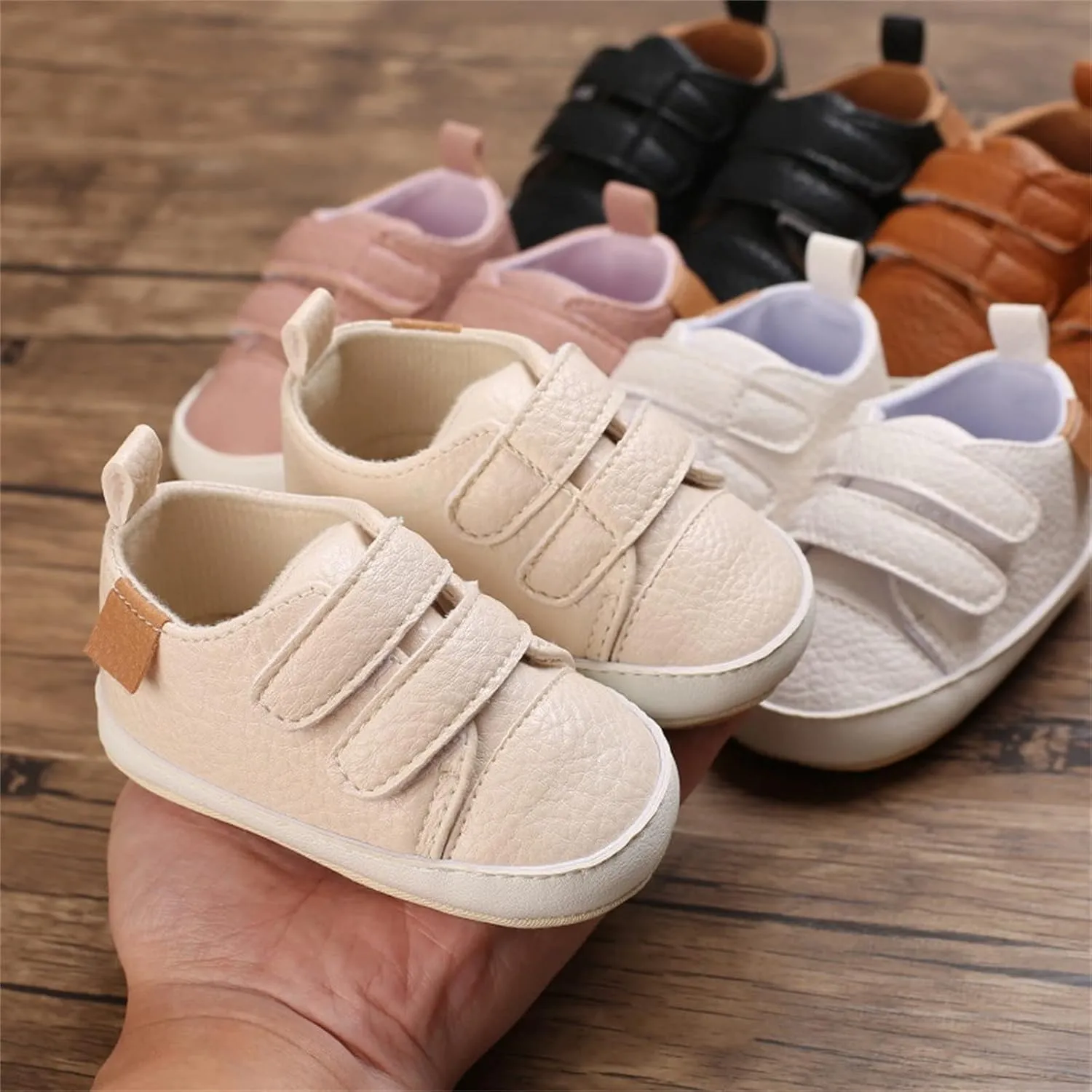 Toddler Baby No Lace Sneakers Sole Chunky No Slip Sport Shoes Outdoor Running Fall Lightweight Sneakers for Boys