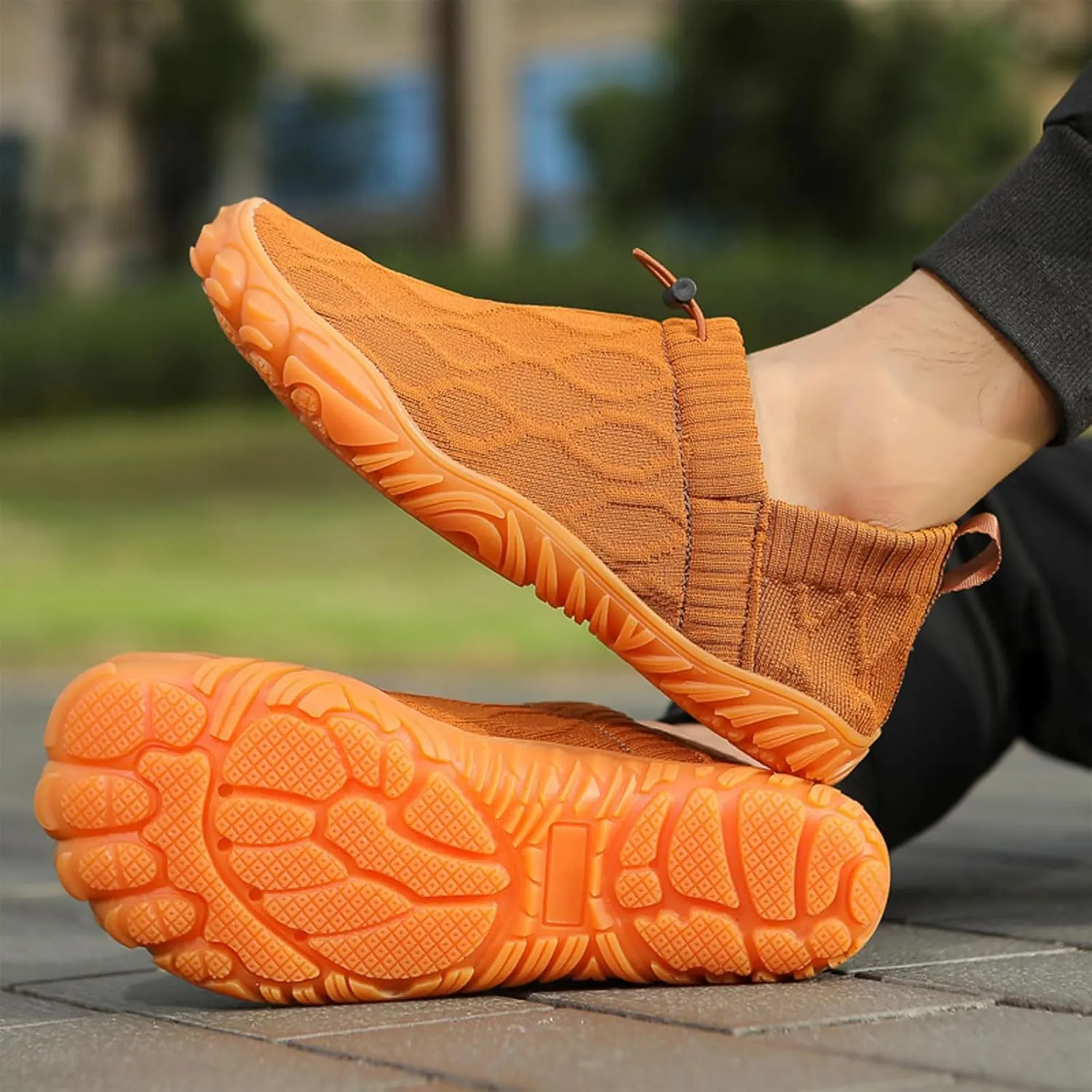 Water Shoes Men Barefoot Non Slip Water Resistant Work Sneakers Minimalist Breathable Casual Beach Walking Running Shoes Quick Dry Comfortable Lightweight Knit Outdoor Yoga Hiking Gym Flats Loafers