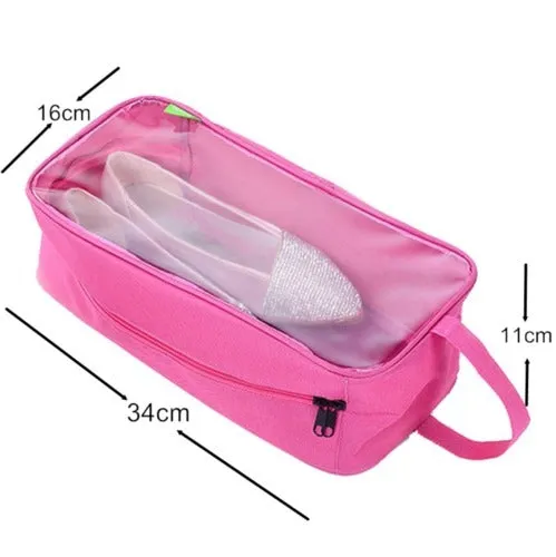 WATERPROOF SINGLE SHOE STORAGE POUCH BAG - PERFECT FOR TRAVELLING ( Random Colors )