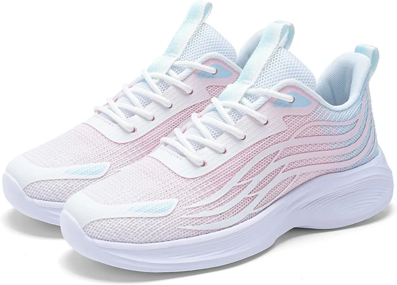 Womens Walking Shoes Slip on Dressy Knitted Non Slip Arch Support Running Shoes Breathable Gym Workout Shoes Lightweight Fashion Sneakers